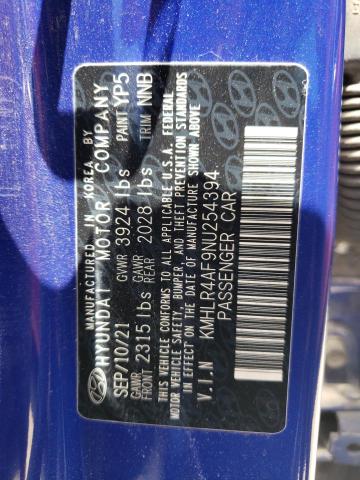 2022 HYUNDAI ELANTRA N - KMHLR4AF9NU254394