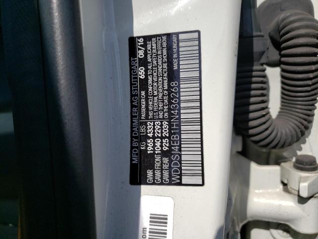 WDDSJ4EB1HN436268 Mercedes-Benz CLA 250