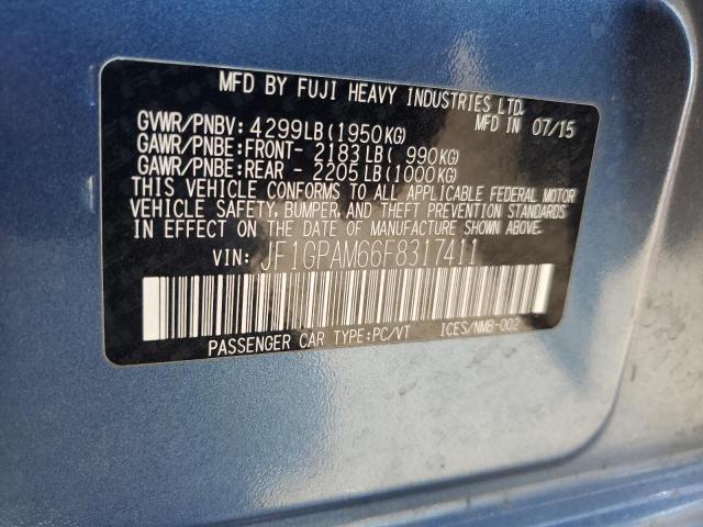 JF1GPAM66F8317411 Subaru Impreza Limited