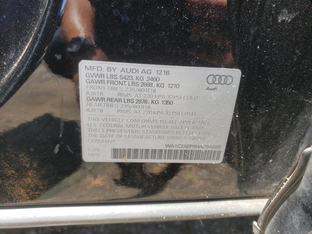 VIN WA1C2AFP9HA094669 2017 Audi Q5, Premium no.14