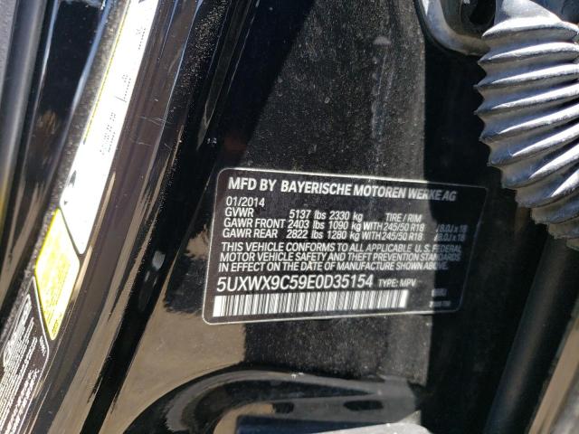 5UXWX9C59E0D35154 BMW X3 Xdrive28i