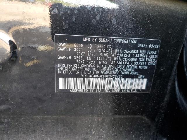 4S4WMAKD8P3428780 Subaru Ascent Limited