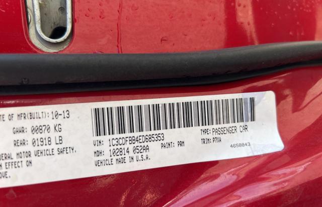 1C3CDFBB4ED685353 Dodge DART SXT