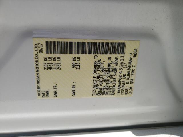 1N4AA6APXHC435611 Nissan Maxima 3.5s