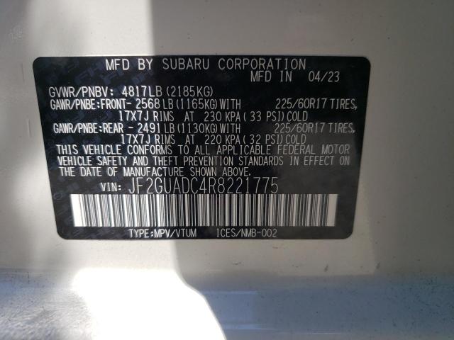 JF2GUADC4R8221775 Subaru Crosstrek Premium