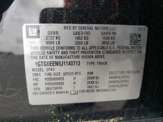 2018 GMC CANYON DEN - 1GTG6EEN8J1140713
