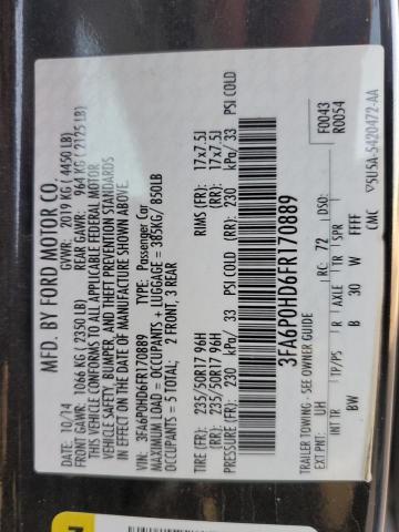 3FA6P0HD6FR170889 Ford FUSION SE