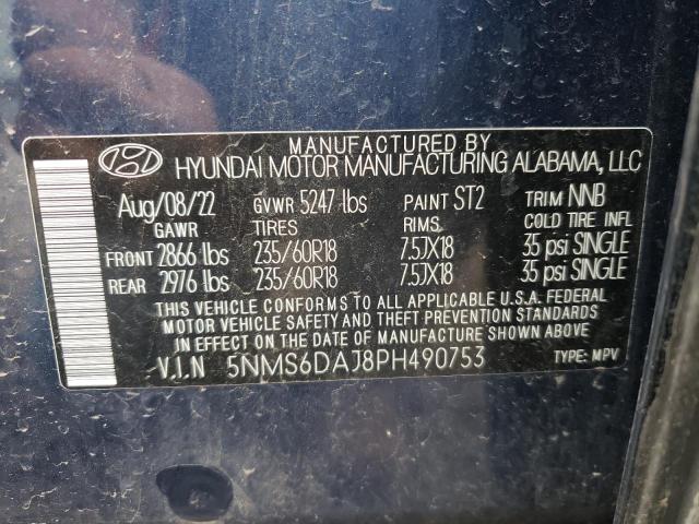 2023 HYUNDAI SANTA FE X - 5NMS6DAJ8PH490753
