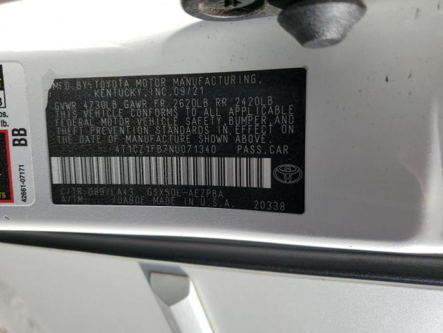 2022 TOYOTA AVALON LIM - 4T1CZ1FB7NU071340