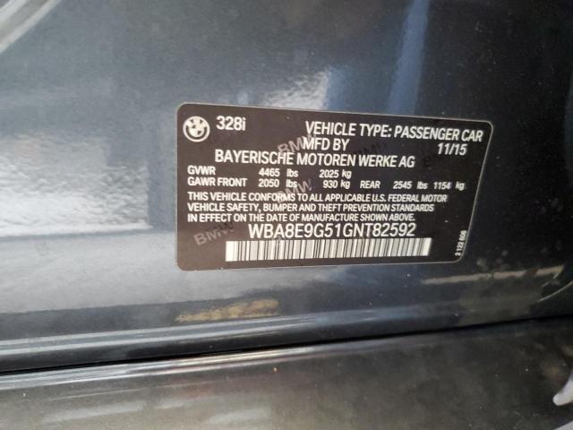 WBA8E9G51GNT82592 BMW 328 I Sulev