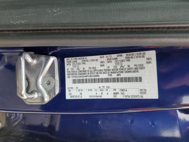 1FMCU0GX4FUB12950 Ford ESCAPE SE
