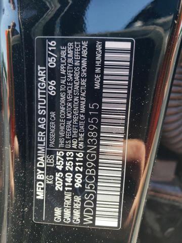 2016 MERCEDES-BENZ CLA 45 AMG WDDSJ5CB9GN389515