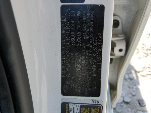 KNAFK4A60G5610070 KIA FORTE LX