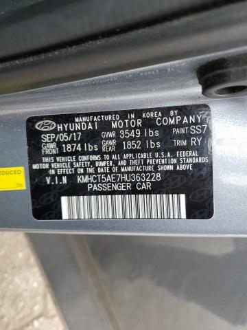 KMHCT5AE7HU363228 Hyundai ACCENT SE