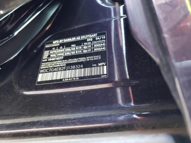 2015 MERCEDES-BENZ GLA 250 - WDCTG4EB2FJ138324