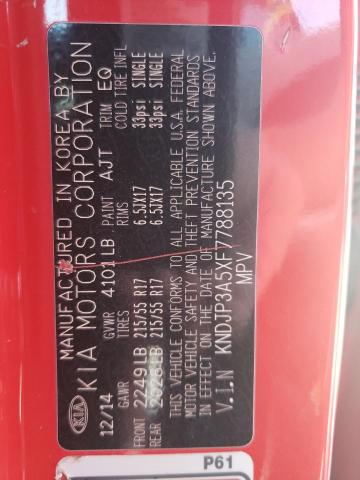 KNDJP3A5XF7788135 KIA SOUL +