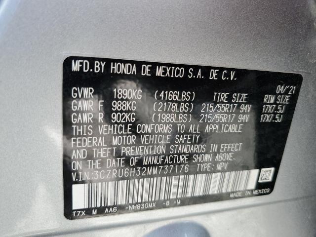 3CZRU6H32MM737176 Honda HR-V LX 13