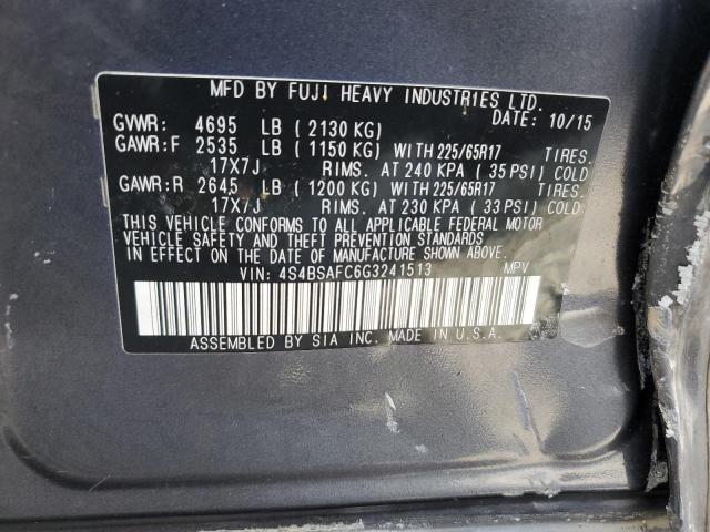 4S4BSAFC6G3241513 Subaru Outback 2.5i Premium
