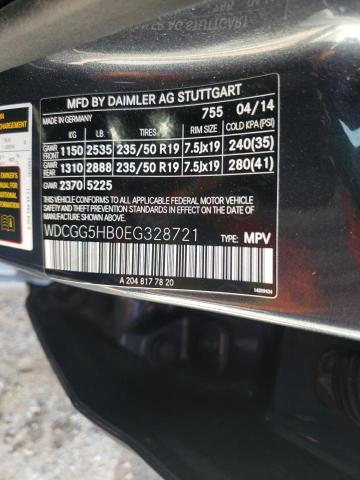 WDCGG5HB0EG328721 Mercedes-Benz GLK 350