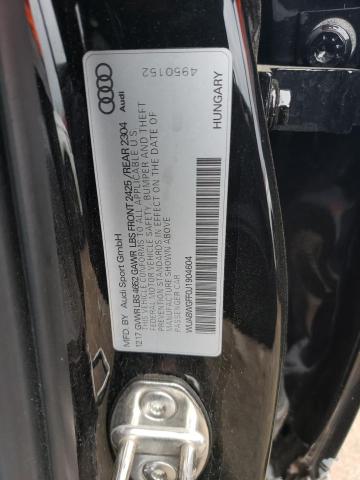 2018 AUDI RS3 WUABWGFF0J1904604
