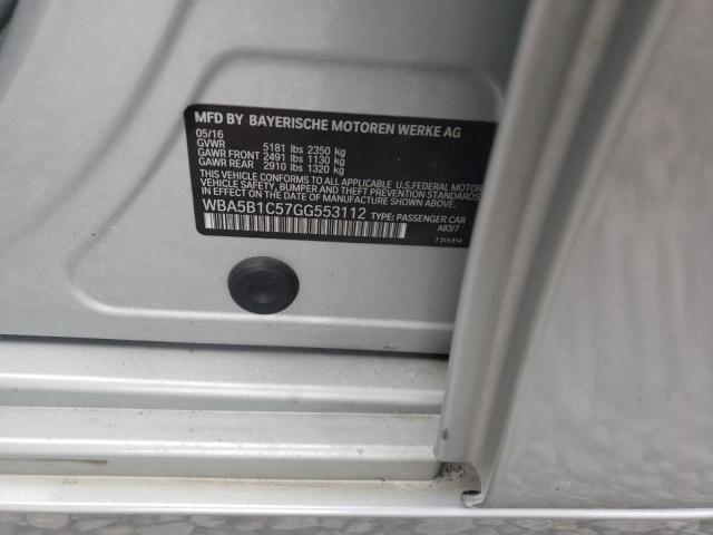 2016 BMW 535 I - WBA5B1C57GG553112