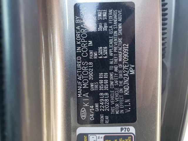KNDJN2A27E7090912 KIA Soul
