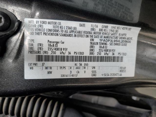 1FADP3L95HL205600 2017 FORD FOCUS - Image 12