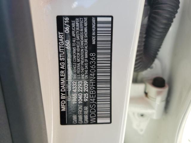WDDSJ4EB9HN406368 Mercedes-Benz CLA 250