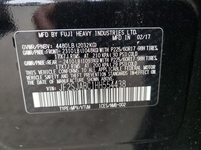 JF2SJABC1HH554438 Subaru Forester 2.5i