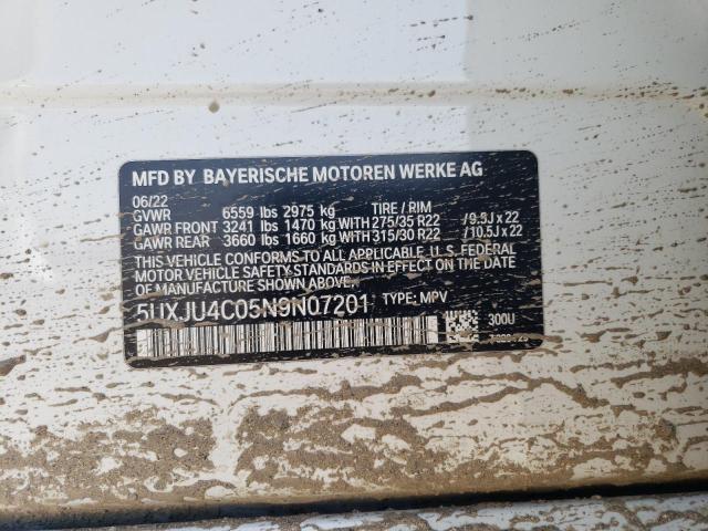 5UXJU4C05N9N07201 BMW X5 M50i