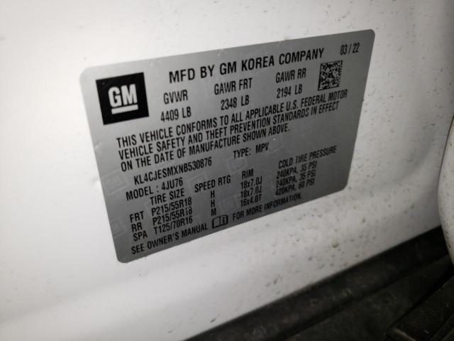 KL4CJESMXNB530876 Buick Encore PRE 10