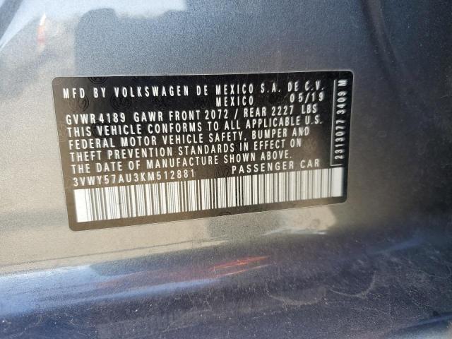 2019 VOLKSWAGEN GOLF SPORT - 3VWY57AU3KM512881