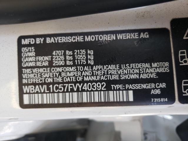 WBAVL1C57FVY40392 BMW X1 Xdrive28i