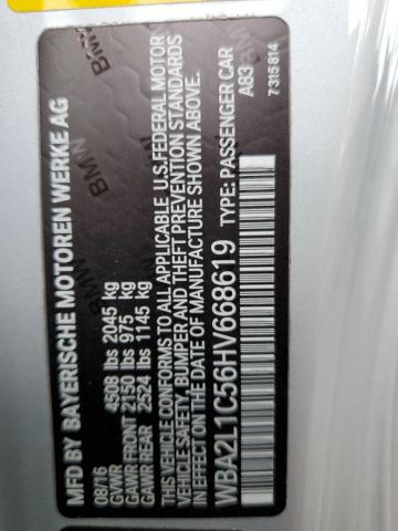 2017 BMW M240I WBA2L1C56HV668619