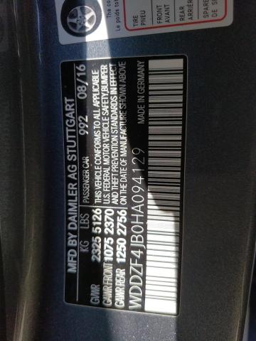 WDDZF4JB0HA094129 Mercedes-Benz E 300