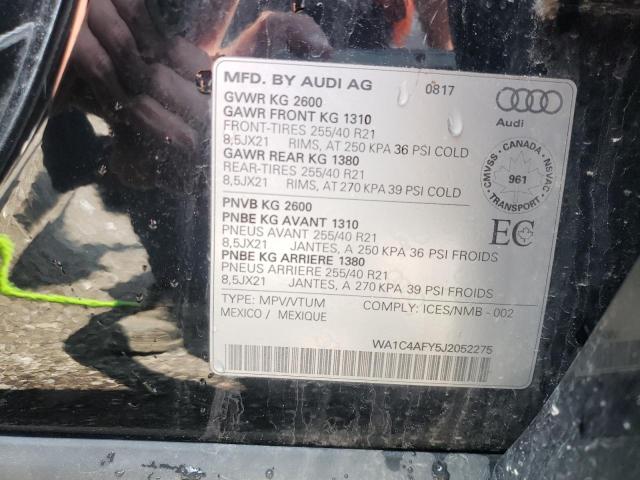 2018 AUDI SQ5 PRESTI WA1C4AFY5J2052275