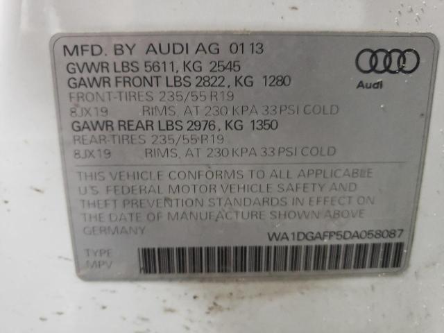 VIN WA1DGAFP5DA058087 2013 Audi Q5, Premium Plus no.13