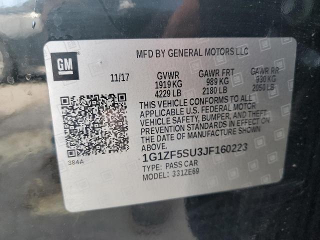 2018 CHEVROLET MALIBU HYB - 1G1ZF5SU3JF160223