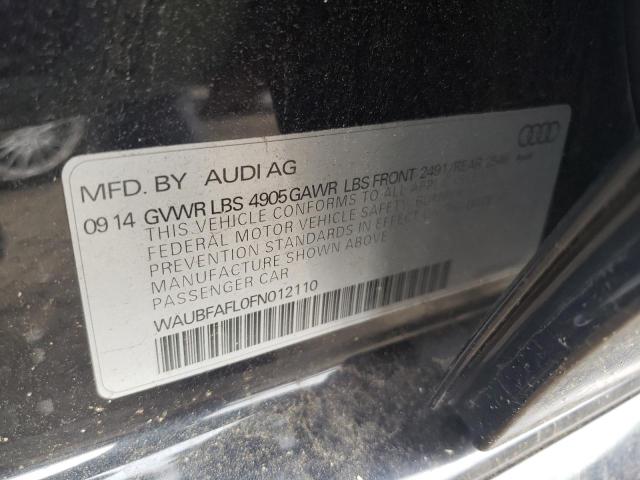 VIN WAUBFAFL0FN012110 2015 Audi A4, Premium no.12