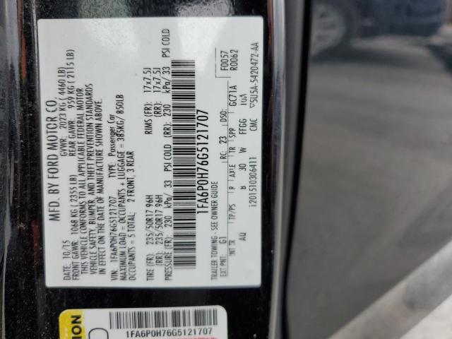 1FA6P0H76G5121707 Ford FUSION SE