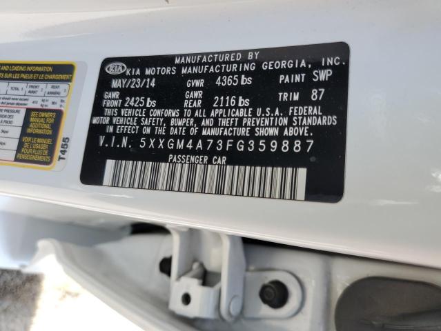 5XXGM4A73FG359887 KIA Optima Lx