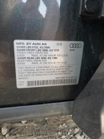 WA1A4BFYXJ2095118 Audi Sq5 Premium Plus