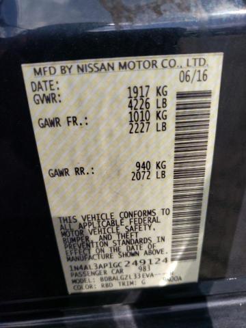 1N4AL3AP1GC249124 Nissan ALTIMA 2.5