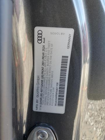 2015 AUDI RS5 WUAC6AFR9FA901106