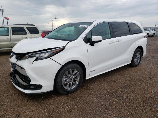 5TDKRKEC0MS026274 Auction: COPART Lot: 57561433 Location: NE - LINCOLN 5TDKRKEC0MS026274 TOYOTA All Models 2021 WHITE Photo 1