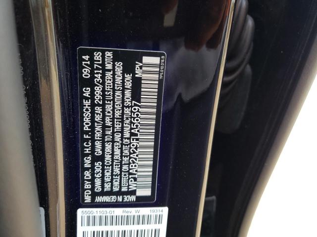 2015 PORSCHE CAYENNE S - WP1AB2A29FLA56597
