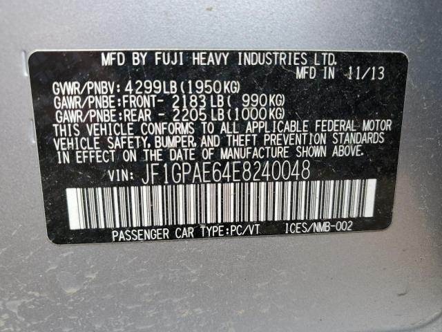 JF1GPAE64E8240048 Subaru Impreza Premium