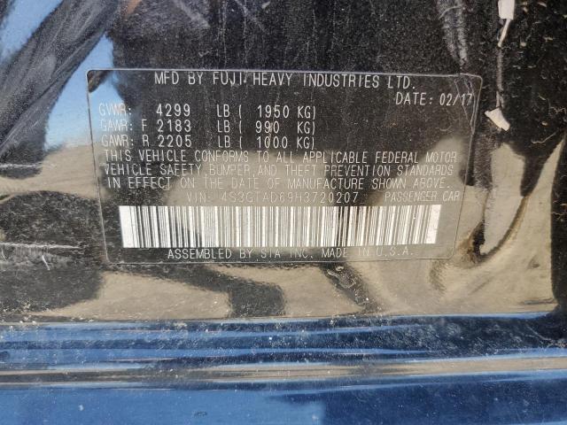 4S3GTAD69H3720207 Subaru Impreza Premium Plus