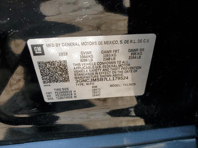 2020 CHEVROLET TRAX PREMI 3GNCJMSB7LL179524