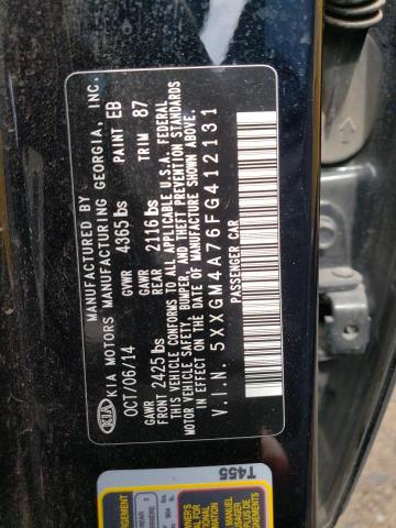 5XXGM4A76FG412131 KIA Optima Lx
